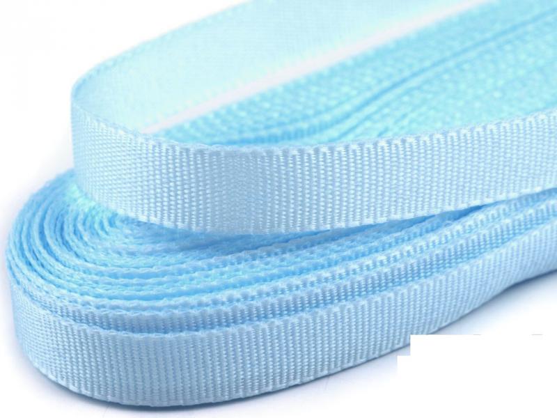 9mm-es taft szalag - világoskék