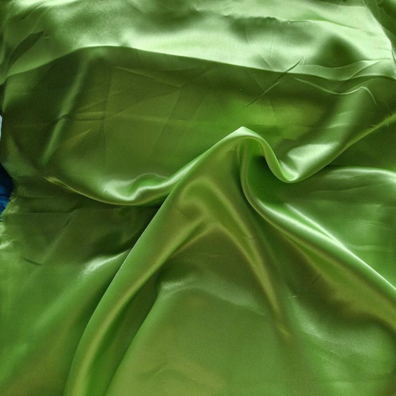 ANY11 - szatén anyag - almazöld