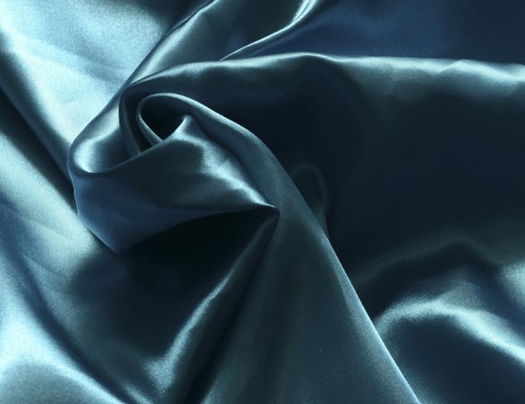 ANY14 - szatén anyag - türkizkék
