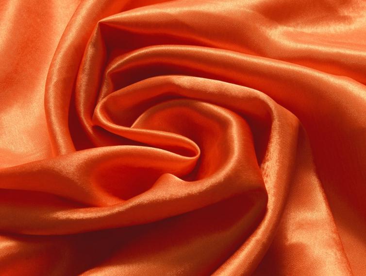 ANY23 - Crepp szatén anyag (szatén zsorzsett) - narancssárga
