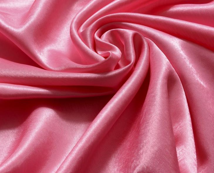 ANY24 - Crepp szatén anyag (szatén zsorzsett) - pink/ sötétrózsaszín