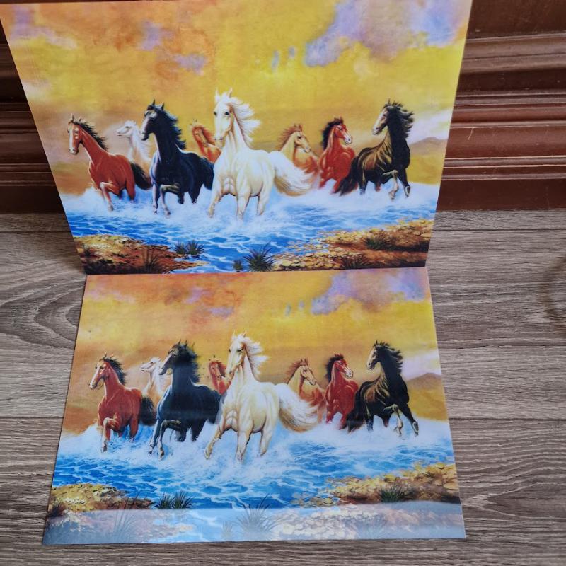 CSE59 - Vadlovakat ábrázoló 3D-es lentikuláris poszter, falikép