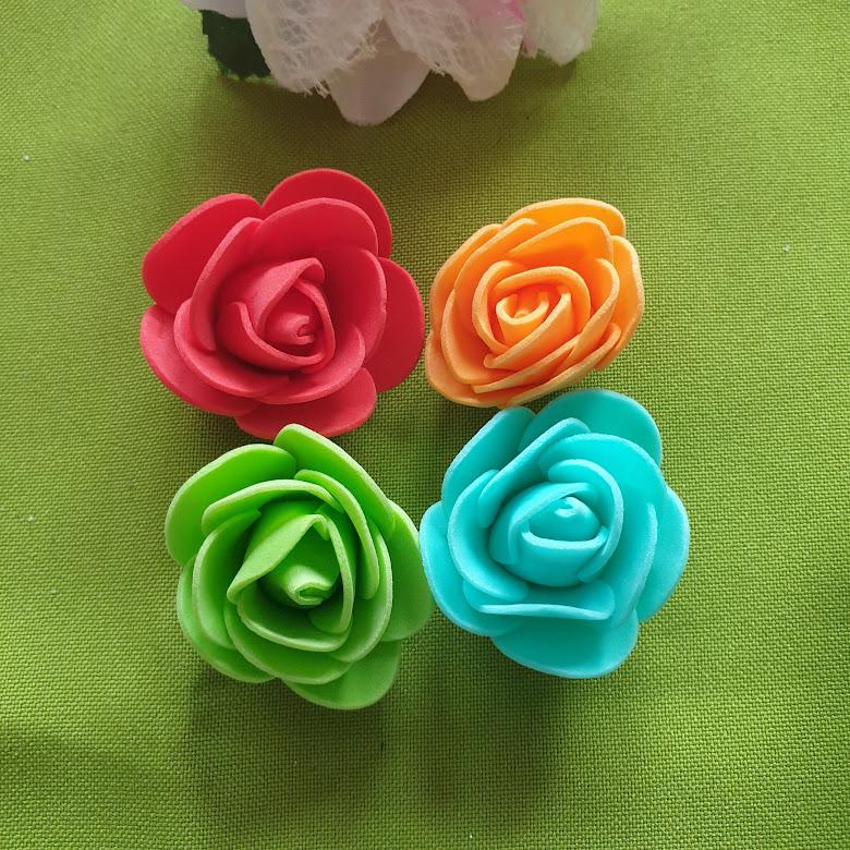 ESKÜVŐ - 35mm-es habrózsa - piros