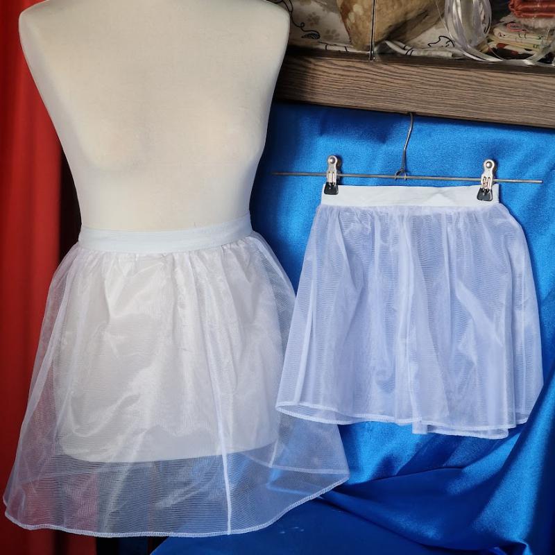 ESKÜVŐ ASZ25 - Fehér kisgyerek alsószoknya