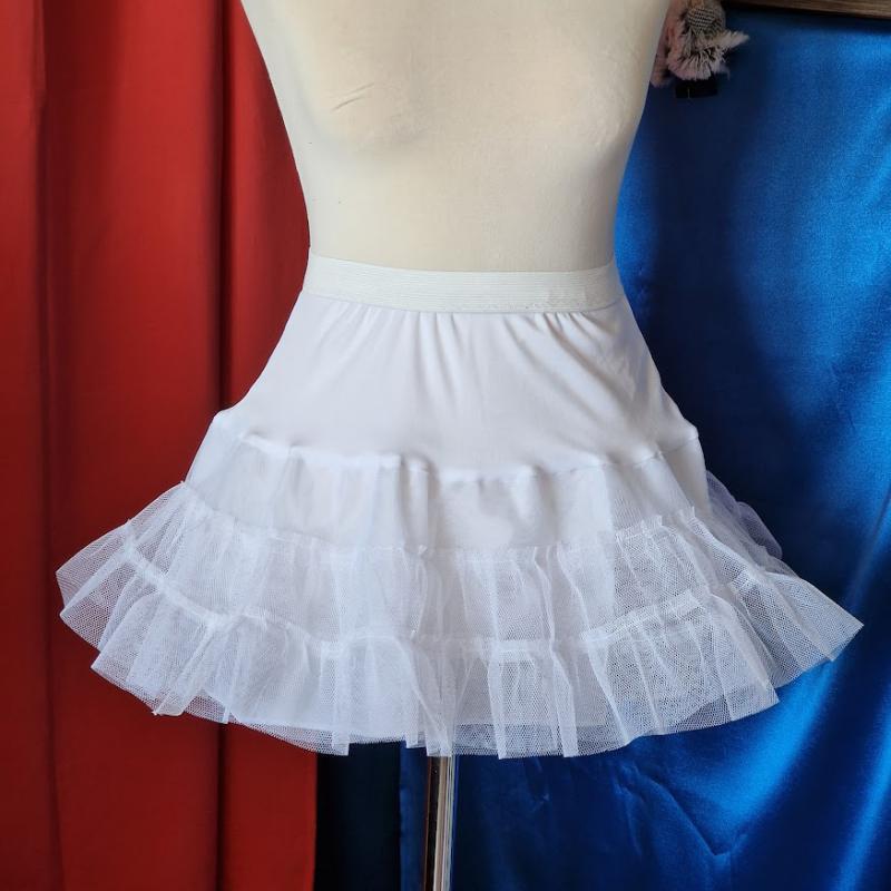 ESKÜVŐ ASZ80 - Rugalmas felső részű kemény fodros alsószoknya - több színben