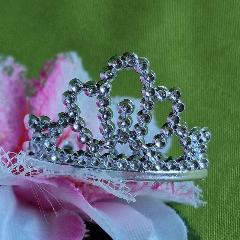 ESKÜVŐ HAD202 - MINI hajfésűs KORONA, tiara, hajdísz