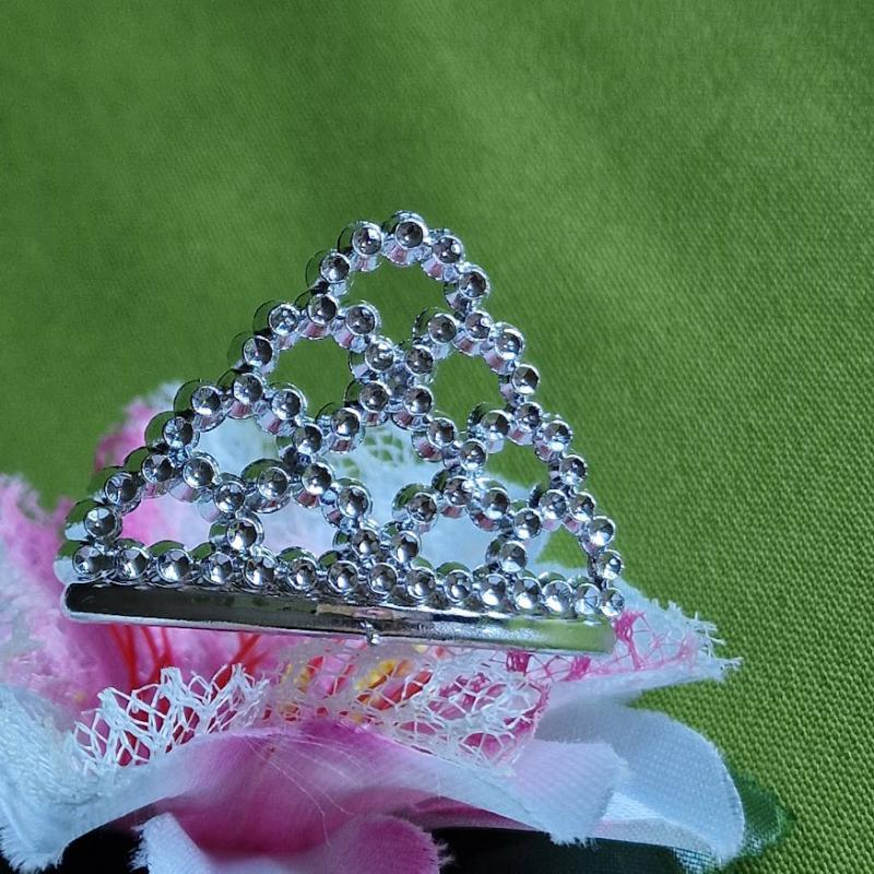 ESKÜVŐ HAD203 - MINI hajfésűs KORONA, tiara, hajdísz