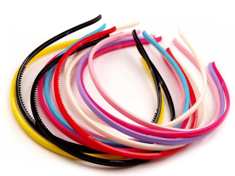 ESKÜVŐ HPT41 - 4mm-es műanyag hajpánt, hajráf