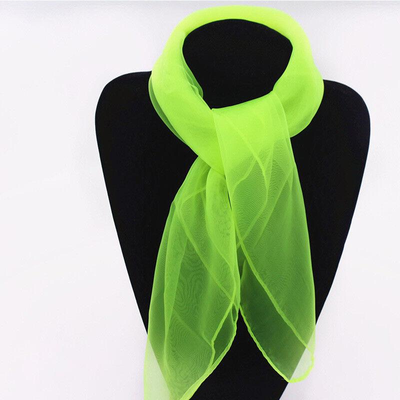 ESKÜVŐ KEN11 - Női divatos, retro kendő, hajpánt - Neonzöld