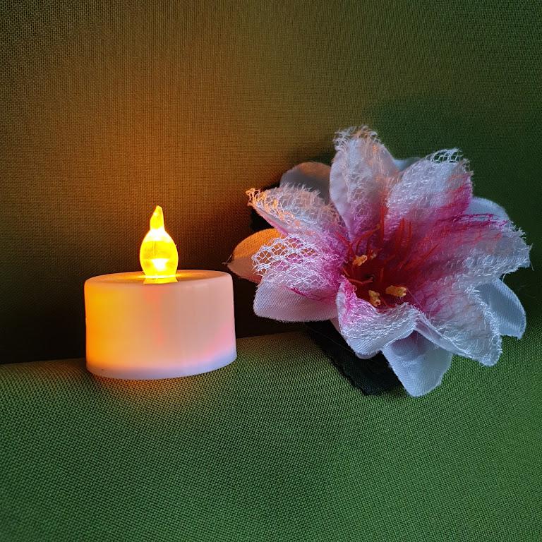 ESKÜVŐ KIEG12 - LED teamécses, Örök mécses, "gyertya"