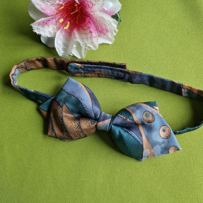 ESKÜVŐ NYK109 -  Tarka szatén csokornyakkendő 60x130mm