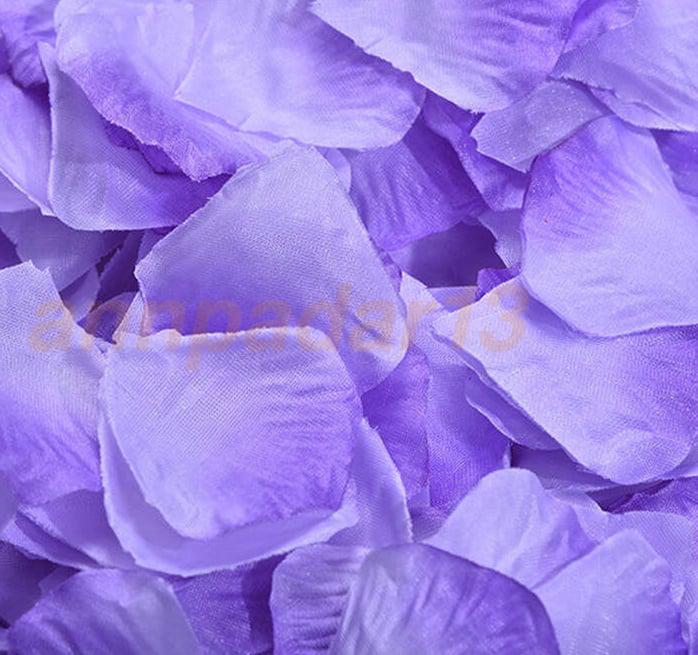 ESKÜVŐ, PARTI DEK50 - 100db-os textil virágszirom – királykék