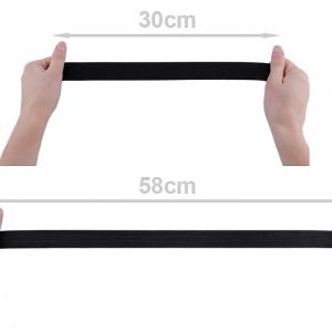 20SZG22 - 20mm-es ÖKO-TEX bézs színű gumiszalag