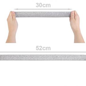 30SZG21 - 30mm-es ezüst szálas csillogós rózsaszín gumiszalag