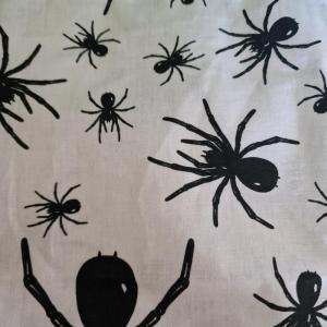 DCS65 - Pók mintás bor és pezsgőtartó textil ajándéktasak, zsák kb. 15x31cm