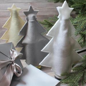 DCS77 - Karácsonyfa alakú ajándék csomagolás borosüvegre