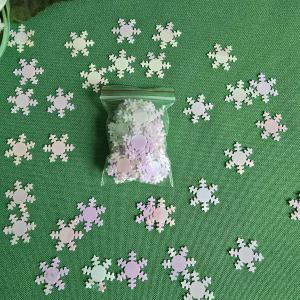 DEK88 - 100db-os Karácsonyi hópehely konfetti AB színű