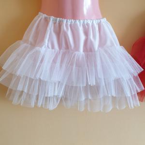 ESKÜVŐ ASZ07 - 3 fodros méretre készített szatén alsószoknya