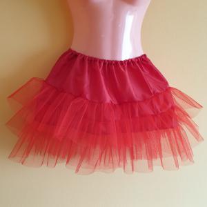 ESKÜVŐ ASZ07 - 3 fodros méretre készített szatén alsószoknya