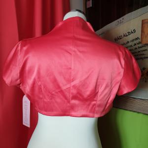 ESKÜVŐ BOL48 - Piros színű rövid ujjú boleró M/36-38