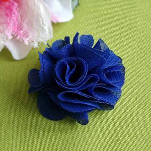 ESKÜVŐ ÉSZ18 - Királykék színű szett : fülbevaló + bross / kitűző / gyűrű