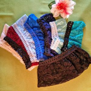 ESKÜVŐ FEN10 - Csipke titokzokni választható szín és méret