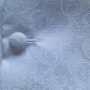 ESKÜVŐ FME02 - Hófehér selyem alkalmi férfi mellény 50/L