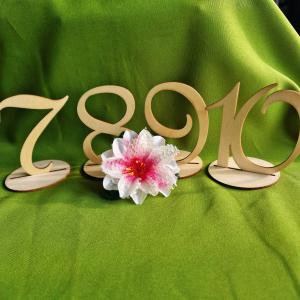 ESKÜVŐ KIEG29 - Fa asztalszámok 1-10-ig