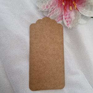 ESKÜVŐ KIEG42 - Esküvői köszönöm kártya - természetes szín, fekete lenyomat