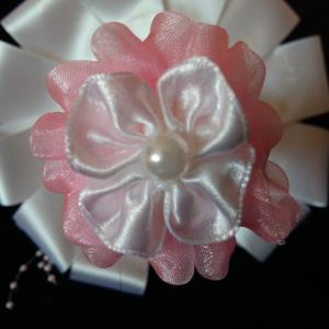 ESKÜVŐ MCS11 - 16x20cm-es Menyasszonyi csokor rózsaszín és fehér virágokból
