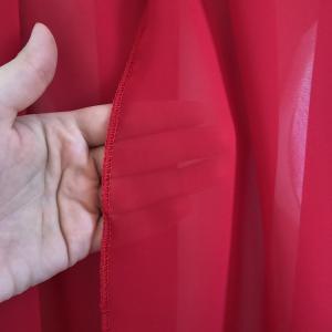 ESKÜVŐ SÁL30- Menyasszonyi muszlin stóla, sál - piros