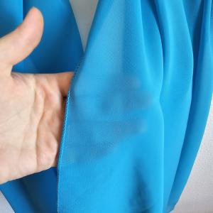 ESKÜVŐ SÁL31- Menyasszonyi muszlin stóla, sál - türkizkék