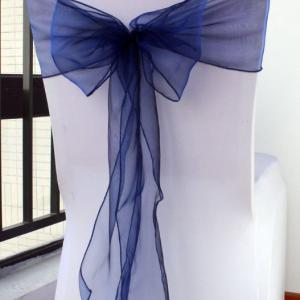 ESKÜVŐI dekor – Organza vagy tüll székmasni - választható szín