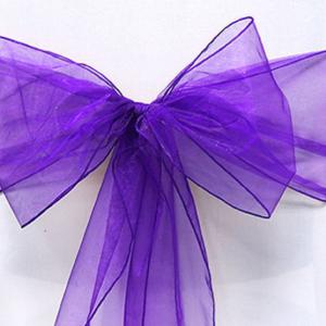 ESKÜVŐI dekor ESD02 – Organza vagy tüll székmasni - választható szín