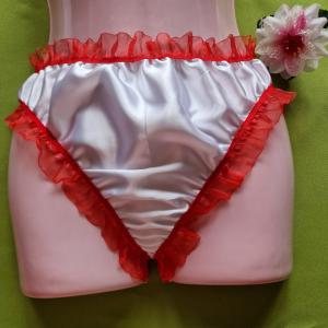 FEN046B - Férfi brazil tanga szatén bugyi - választható méret és szín