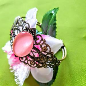 KAR03 - Opál köves antik hatású bronz karkötő, karperec