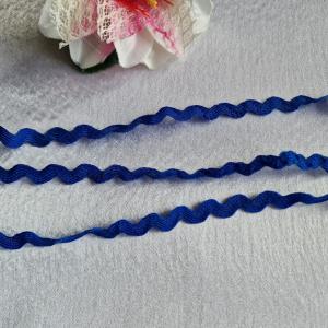 Királykék színű 5mm széles farkasfog szalag 300cm