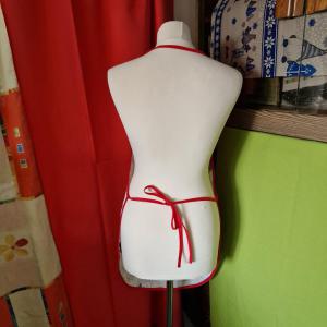 OTT36 - Cica mintás pamut konyhai kötény