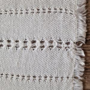 OTT47 - Handmande - Azsúrozott asztali futó, terítő 80x29cm