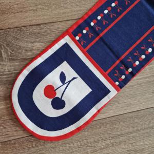 OTT55 - Cseresznye mintás edényfogó, "kesztyű"