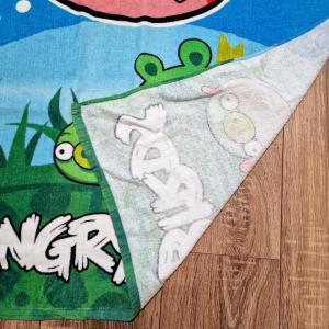 OTT80 - Angry birds mintás egyoldalas frottír törölköző, fürdőlepedő 78x145cm