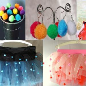 POM01 - kb. 25mm-es pompon - citromsárga