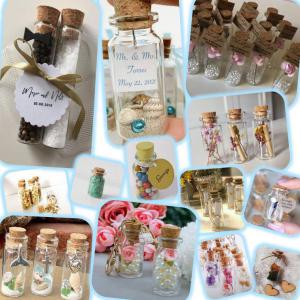 Üvegfiola, üvegcse parafadugóval 20x50mm