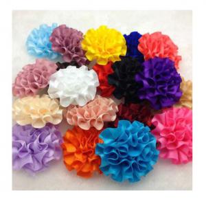 VIR19 - 50mm-es húzott szatén virág - több színben