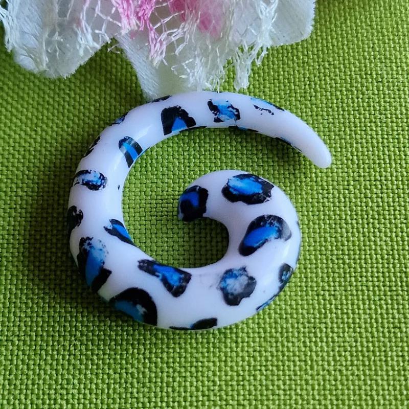 FÜL59 - Piercing, tágító csiga, flexibilis szilikon