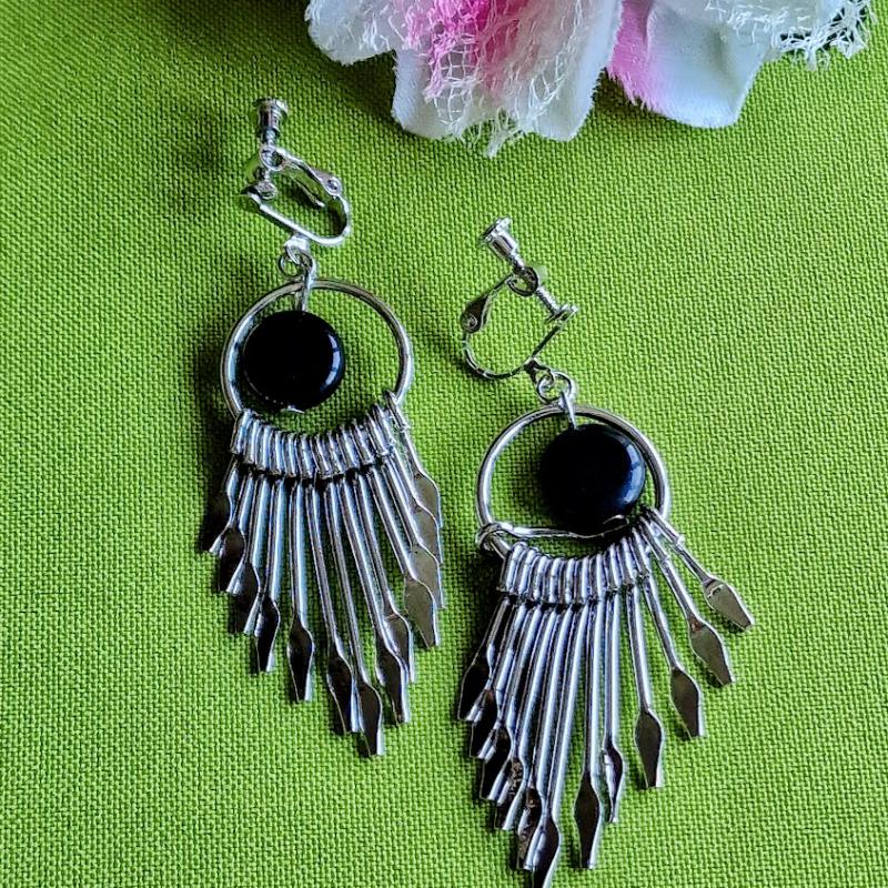 FÜL67 - Acél rácsavarós fülbevaló