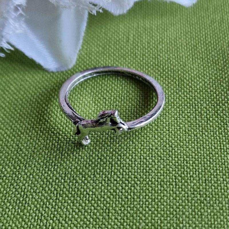 GYR31 - LÓ figurás ezüst színű gyűrű