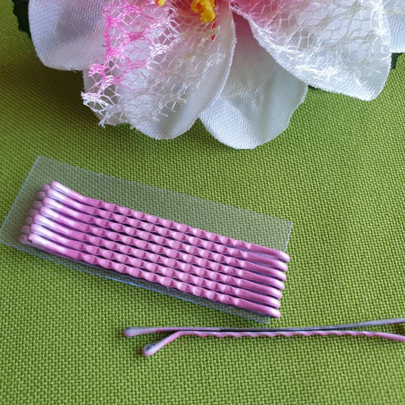 HAD64 - Halvány lila hullámos hajcsat hajtű