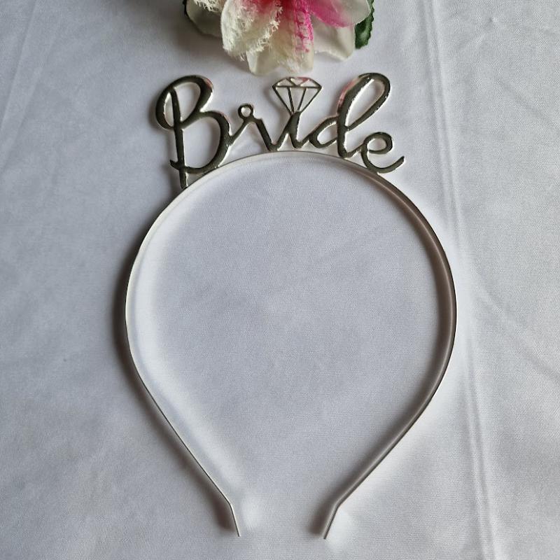 HPT74 - Fém hajpánt Bride felírattal