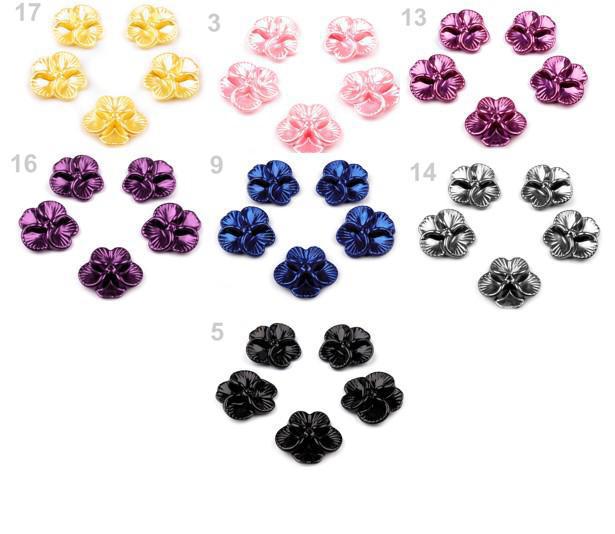 MAD60 - Viaszolt műanyag virág gyöngy - több színben